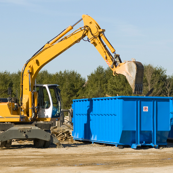 can i pay for a residential dumpster rental online in Noble County